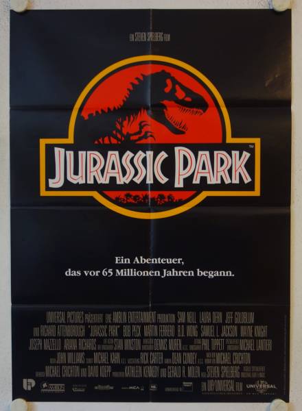 Jurassic Park original release german movie poster